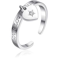 Ringe Sagapo Dame Click in Stahl Cristallo SCK148 - SCK148